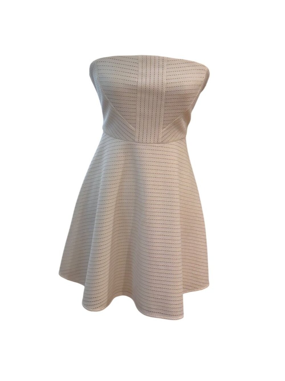 Strapless white Express dress size 0